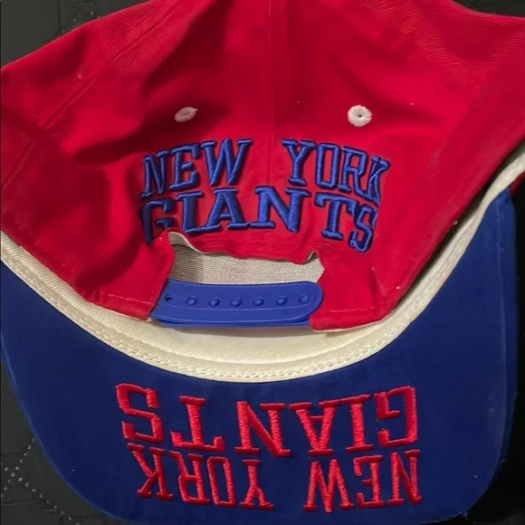 Red and Blue NY Giants Snapback Hat - Picture 2 of 5